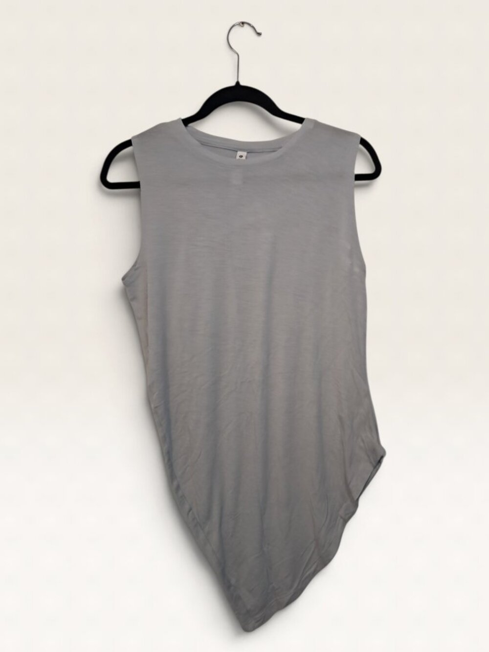 Athleta Light Grey Soft Modal Stretch Tank Dress S